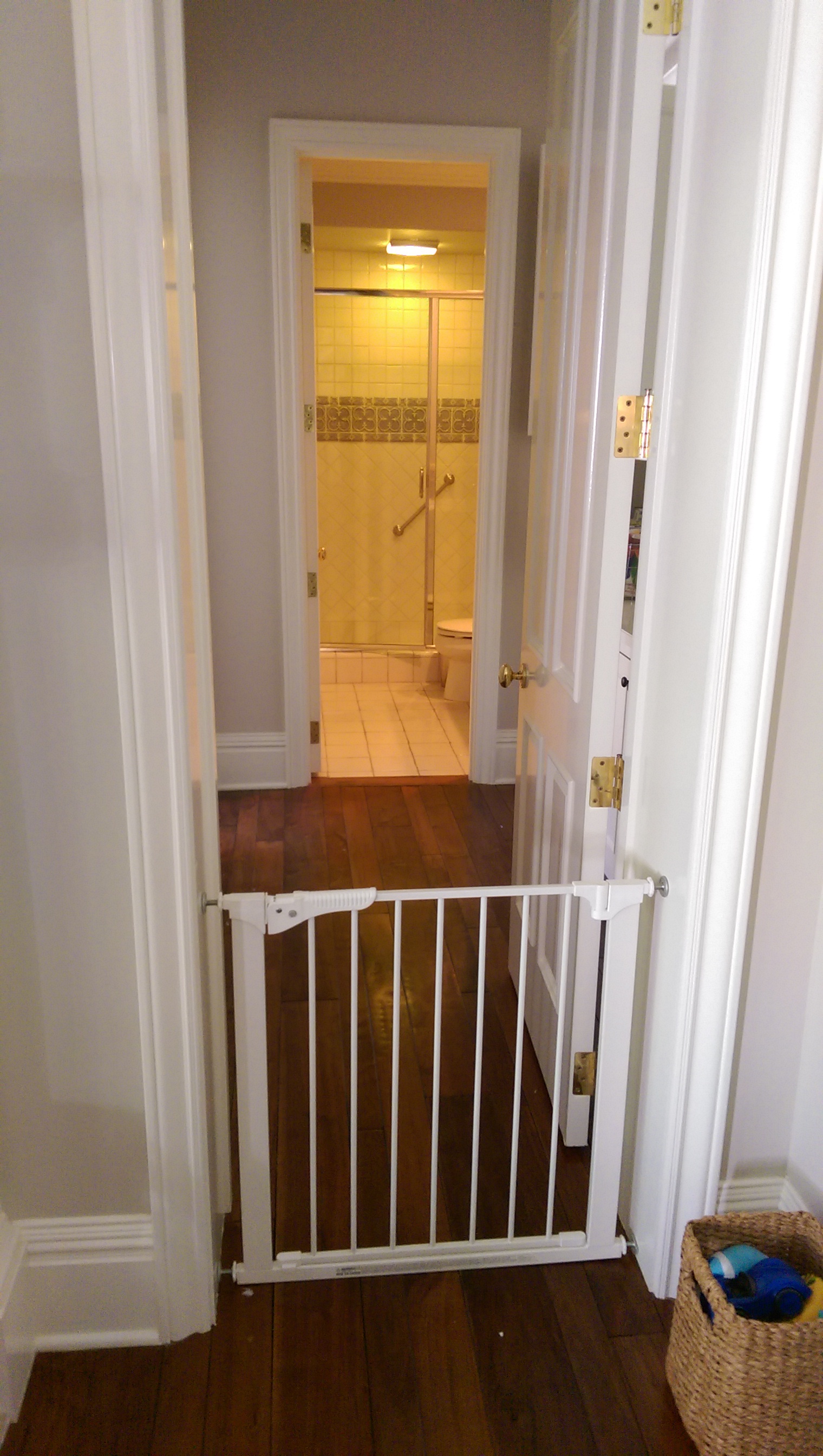 Stair gate on sale for bedroom door